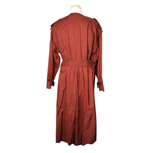 ZUCCA Juka Brick Brown Belted Trench Coat 55, 66 88478687