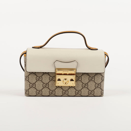 GUCCI 652683 パドルロック ミニ トート兼ショルダーバッグ 87785656