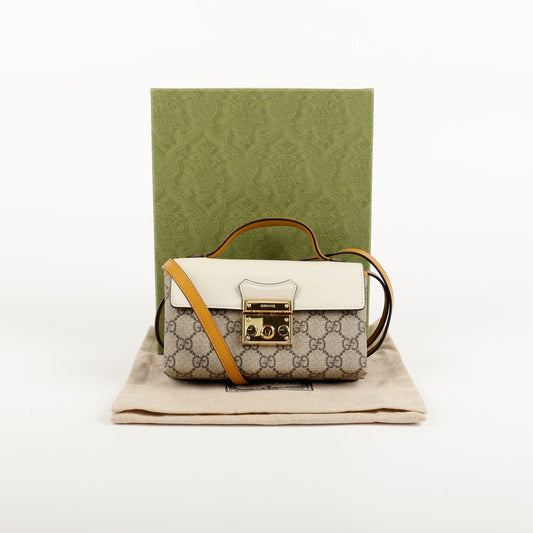 GUCCI 652683 パドルロック ミニ トート兼ショルダーバッグ 87785656