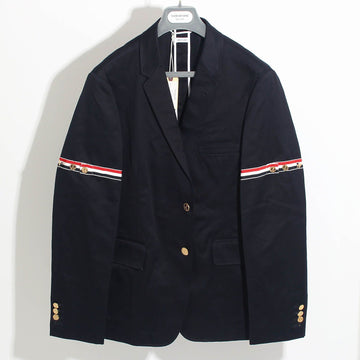 Thom Browne 24SS Gold Button Arm Band Cotton Blazer Navy MJU527A 03788 415 88958550