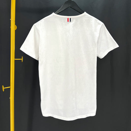 THOM BROWNE ポケットスリーブ半袖Tシャツ ホワイト 90829886
