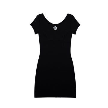Kenzo Women's Volca Flower Jersey Mini Dress FE52RO7454SW 99J 90835522