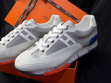 HERMES Trail Sneakers Grau Blau Orange Multicolor 90838486