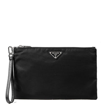 PRADA 24FW Pocono Clutch mit Riemen für Herren NERO (2NH006 2DMH) 90994410