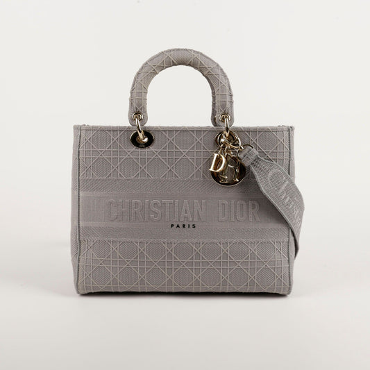 DIOR レディ ディライト ラージ トート ショルダーバッグ 110649981