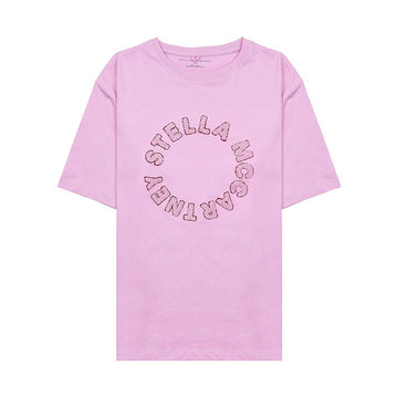 STELLA MCCARTNEY KIDS Medallion Logo T-Shirt für Mädchen (6-10) 50G Z0434 91441403