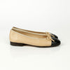 CHANEL Zweifarbige Flachschuhe 35 90846686 [P]