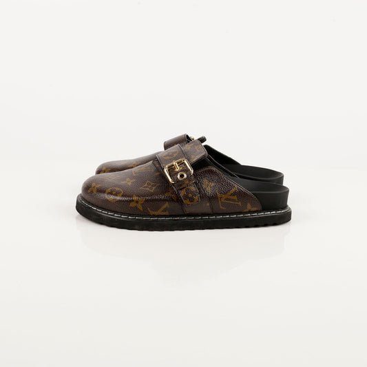 LOUIS VUITTON Cozy Flache Komfort Clogs 35 90978856