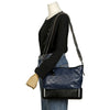 CHANEL ネイビーカフスキンホーボーショルダーバッグ 91410409 [P]