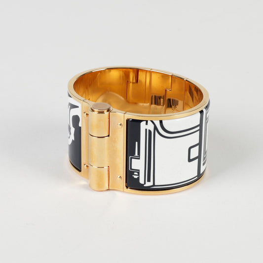Hermes Tattoo Positive Hinge XL Extra Wide Bracelet 551995FO 91517756