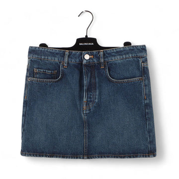 Balenciaga Low Waist Denim Mini Skirt 36 /32863 92022444