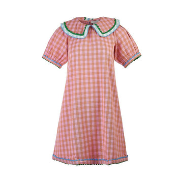 STELLA MCCARTNEY KIDS Karo-Kleid für Mädchen (Erwachsenen geeignet) Z1602 50GAR 92389313
