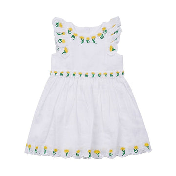STELLA MCCARTNEY KIDS Flora Stickerei Kleid 100 (18-36) Z0138 1222 92389344