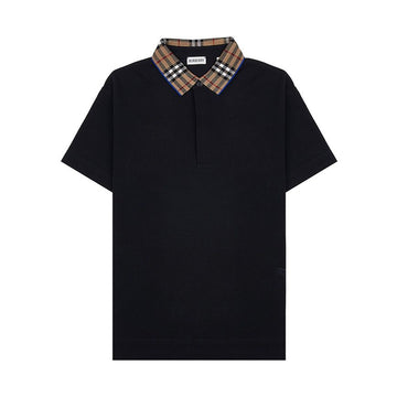 Burberry KB5 JOHANE CHECK EKD A1189 Short-Sleeve Checked Collar Shirt for Boys 92389505