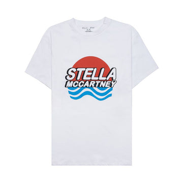 STELLA McCARTNEY KIDS Logo Wave Print T-Shirt 92389517