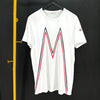 MONCLER Logo T-Shirt Kurzarm Weiß 92395879 [P]
