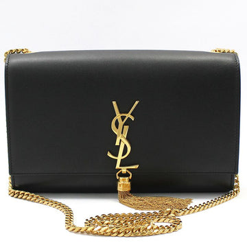 SAINT LAURENT Monogramm-Tassel-Kate Mittel Chain Schultertasche in Gold 354119 92492178