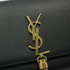 Saint Laurent 354119 Gold Monogram Tassel Kate Medium Chain Shoulder Bag 92492178 [P]