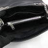 SAINT LAURENT 494699 schwarze Silbermonogramm Lulu kleine Schultertasche 92492273 [P]