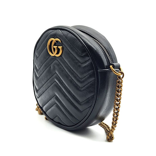 GUCCI マモン ラウンド ミニ クロスバッグ (550154) 92507083