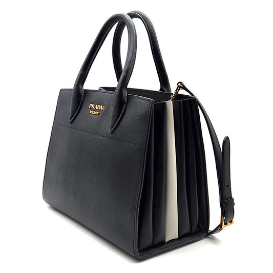 PRADA サフィアーノ ビブリオテック トート兼ショルダーバッグ (1BA050) 92508068