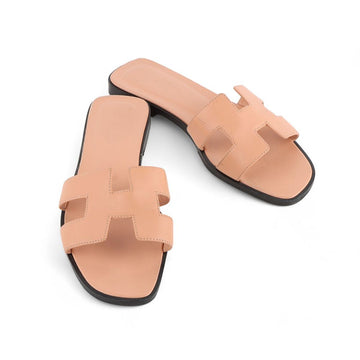 HERMES H202230Z オラン スリッパ サンダル 37.5サイズ /32901-2 92576980