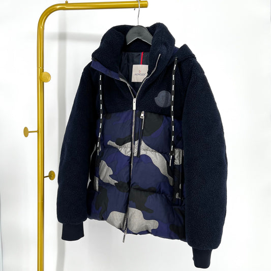 MONCLER Big Logo Padded Fleece Jacket 2 60293354