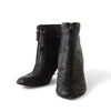 CHANEL Matelassé Leder Reißverschluss Pumps Stiefel 36/32911 92741944 [P]