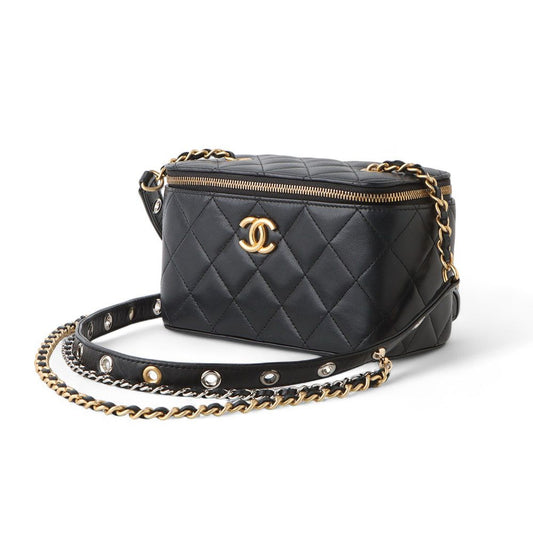 CHANEL AP2550ラムスキンゴールドCCチェーンストラップヴァニティコスメティッククロスバッグ/32913 92742077