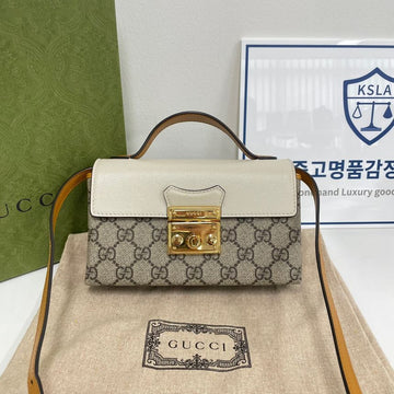 GUCCI スプリーム パドロック ショルダーバッグ 652683 92893506