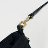 Prada Vintage Black Pocono Leather Strap Luxury Shoulder Bag 4VPRB14957 92907538 [P]