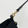 Prada Vintage Black Pocono Leather Strap Luxury Shoulder Bag 4VPRB14957 92907538 [P]