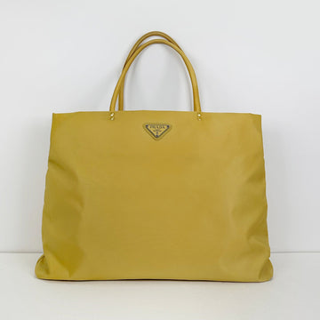 Prada Luxury Vintage Pocono Yellow Shopper Bag Tote Shoulder Bag 92909068