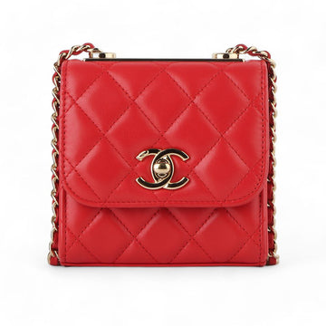 CHANEL Trendy CC Mini Chain Crossbody Bag Lambskin A81633 32921 92926522
