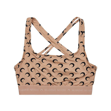 MARINE SERRE Allover Sport-Bra Top für Frauen 93097863