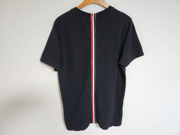 THOM BROWNE Navy Backstripe Versteckte Kurzarm-T-Shirt MJS056A T0712 93160860