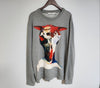GIVENCHY グレー ミノタウロス スウェットシャツ 7309 653 93164248 [P]