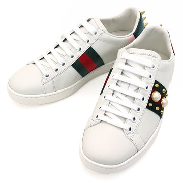 GUCCI Ace Studded Low-Top Sneakers 431887 02JP0 9064 93408070