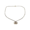 CHANEL Gold CC Logo Necklace Chain 12345 93450568 [P]