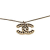 CHANEL Gold CC Logo Necklace Chain 12345 93450568 [P]