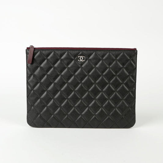 CHANEL Caviar Skin Classic New Medium Clutch A82545 92505882