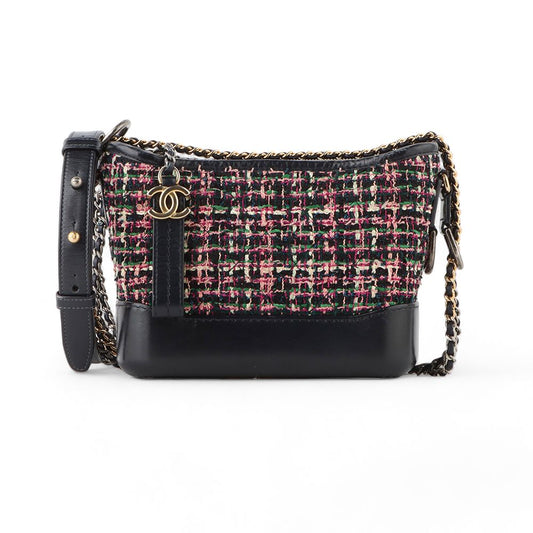 CHANEL ツイードガブリエルミニホボバッグ/32948-2 94104753
