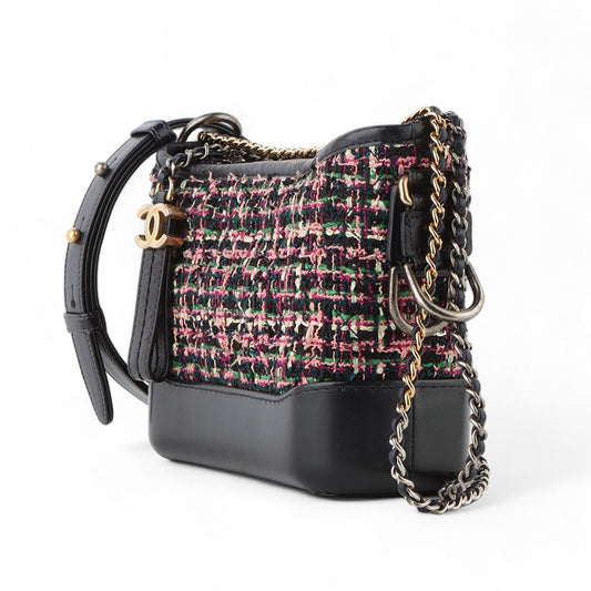 CHANEL ツイードガブリエルミニホボバッグ/32948-2 94104753