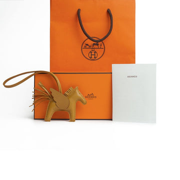 HERMES Rodeo Bag Charm Pegasus PM SESAME Full Set 94500588