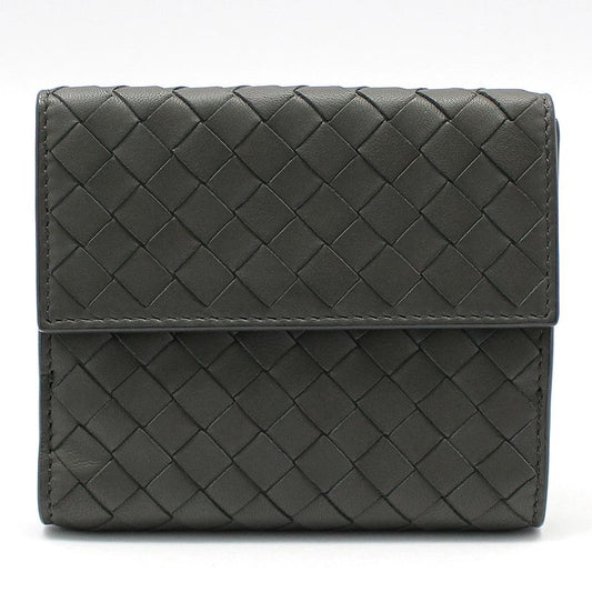 Bottega Veneta Gray Intrecciato Weave Mesh Wallet 382576 94541529