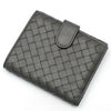 BOTTEGA VENETA 382576 Grau Intrecciato Weben Mesh Geldbörse 94541529 [P]