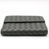 BOTTEGA VENETA 382576 Grau Intrecciato Weben Mesh Geldbörse 94541529 [P]