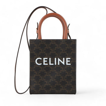 CELINE 194372 Triomphe Vertikaler Mini Cabas Tote 32952 94544434