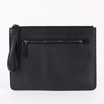SALVATORE FERRAGAMO Schwarze Leder Medium Strap Clutch Bag 24 C479 94645593