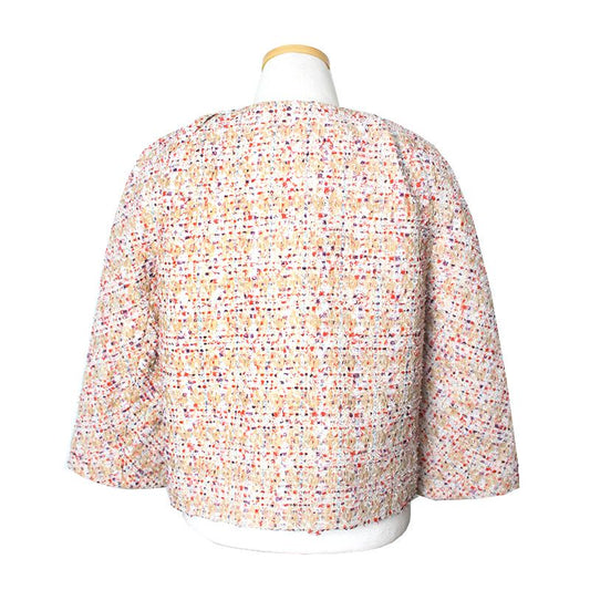 MAXMARA Mehrfarbige Tweedjacke 44 94651057